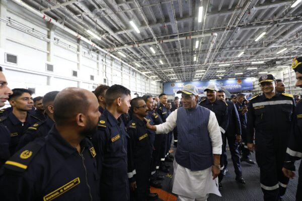 Rajnath Singh on INS Vikrant
