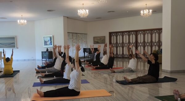 Special Yoga workshop held in Korean Embassy in New Delhi